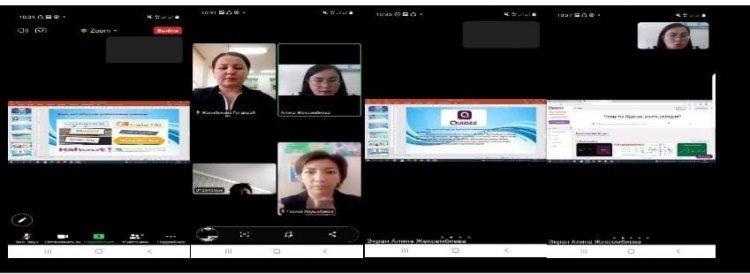 «Қазақ тілі сабақтарында заманауи ақпараттық технологияларды пайдалану» тақыыбында ZOOM платформасында вебинар өткізілді.