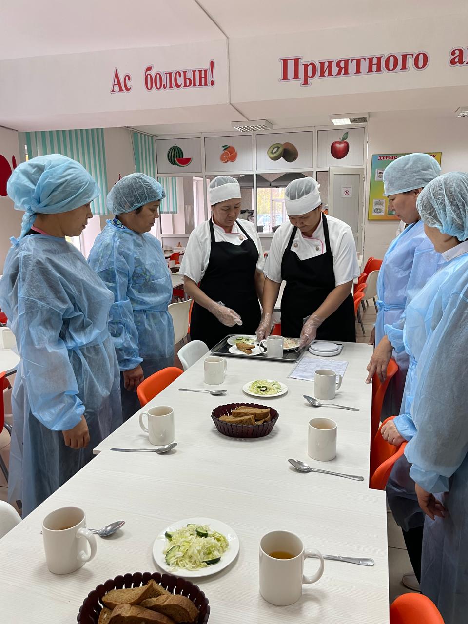 Тамақтану сапасына мониторинг жүргізу жөніндегі комиссия отырысының хаттамасы