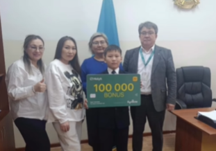 🎉Сүйінші! Мектебіміздің мақтанышы! 6 «А» сынып оқушысы Асанбай Ернар