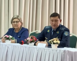 Меркі ауданы полиция бөлімінің басшысы, полиция полковнигі Олжас Төлегенұлы Омарбеков білім алушылармен алғашқы жұмыс кездесуін өткізді.